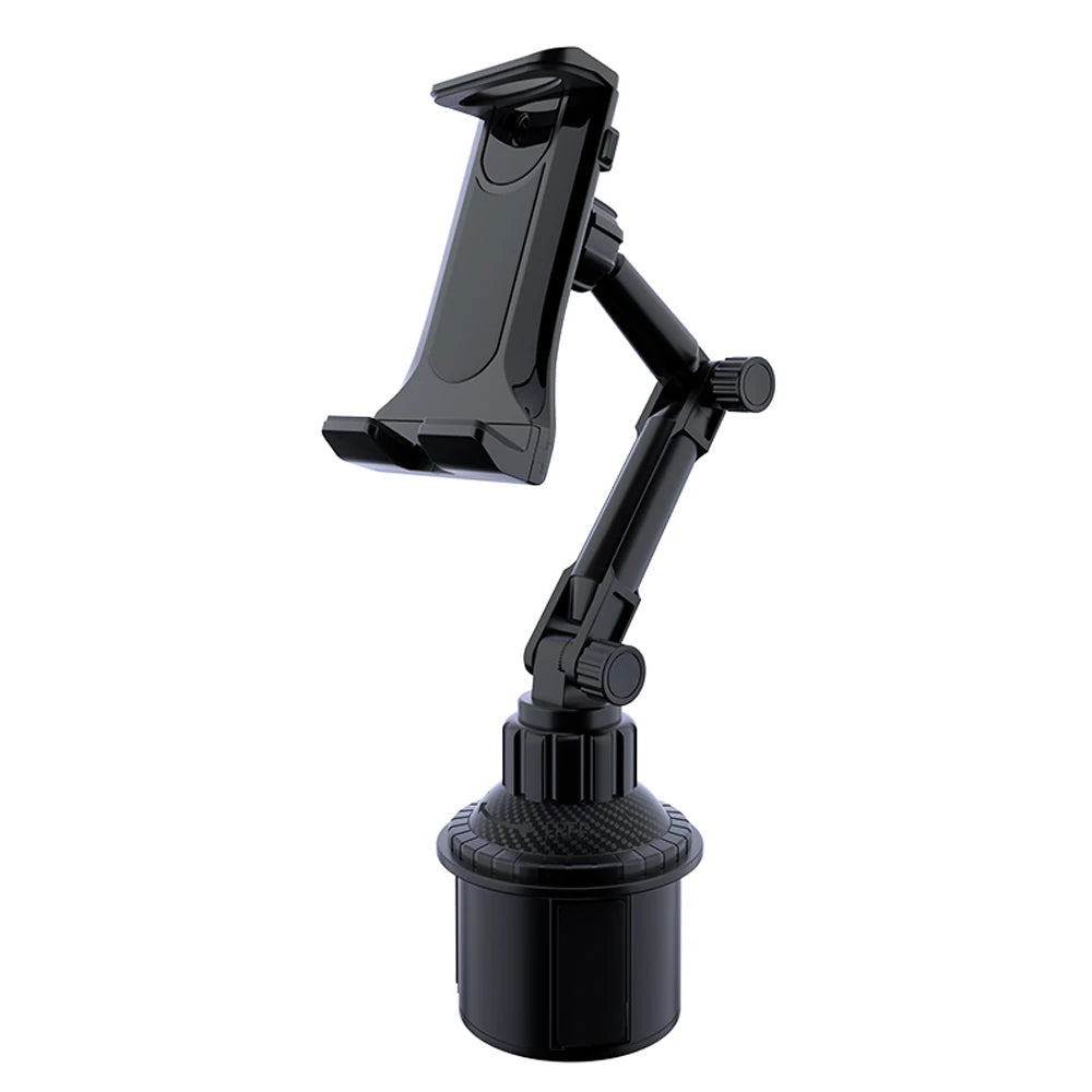 Suporte para tablet veicular com encaixe para copo, suporte ajustável em 360° para smartphone, barra de inclinação de 270°, base triangular, Ram Mount, ferramentas para SUV.